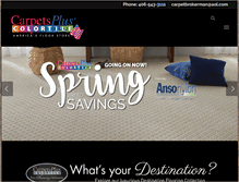 Tablet Screenshot of carpetspluscolortilemissoula.com